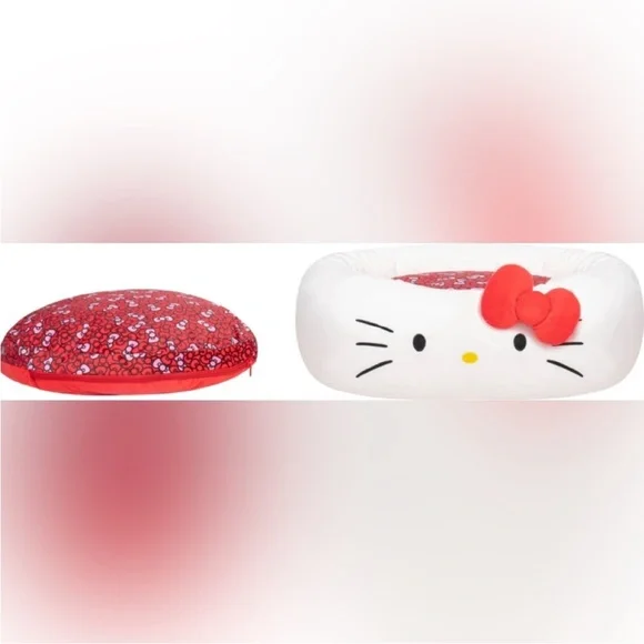 HELLO KITTY SANRIO CHARACTER DOG BED LARGE NEW WITH TAG